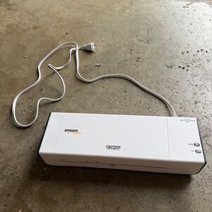 Amazon Basics Thermal Laminator Machine White 9-Inch PL9-US Office Document Care